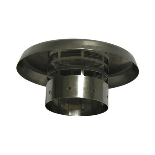 CAPPELLO IN ACCIAIO INOX LUCIDO  80ø