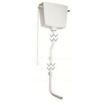 Cassetta alta plastica completa di catenella