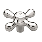 Maniglia LIBERTY bianco cromo