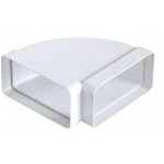 Gomito orizzontale per cappa rettangolare 220 x 55