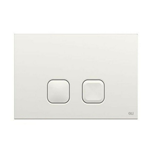 Placca cassetta incasso PLAIN DUAL Bianco OLI 74