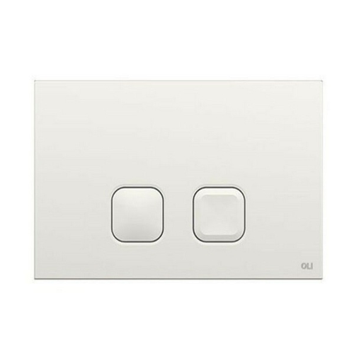 Placca cassetta incasso PLAIN DUAL Bianco OLI 74