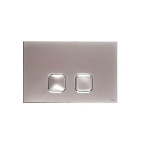 Placca cassetta incasso PLAIN DUAL Cromo OLI 74