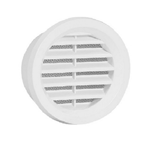 Griglia aerazione tonda PLASTICA BIANCA 200 ø