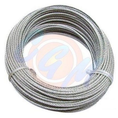 Fune acciaio 4 mm 1 m ( bobina 100 m )