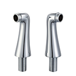 Coppia Colonnette retrogruppo da bordo vasca 3/4 h 18 cm