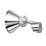 Supporto doccia in OTTONE regolabile tondo