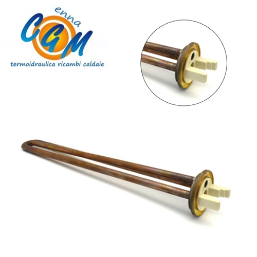 Resistenza a flangia dritta 1200 W per scaldabagno