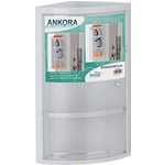 Mensola angolare ANKORA con anta e due mensole removibili L. 29,5 x H. 48,5 x P. 20,5 cm