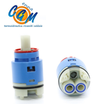 Cartuccia mon. - ø 40 - 2 pioli - H batt 44 - batt ø 32  h totale 75 man 10 x 10