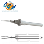 RESISTENZA ACCENSIONE con flangia - 260 w - L2: 98 - L3: 26 - ø: 11,50 - PSX-1-240-B  DZ PSX-1-240-N