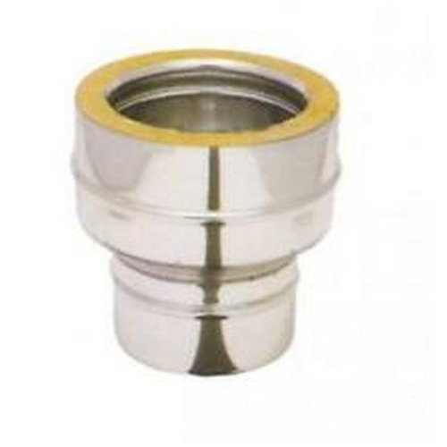 RACCORDO ACCIAIO INOX AISI 304/316 - 200/250 ø DA MONO A DOPPIAPARETE