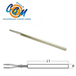 RESISTENZA ACCENSIONE liscia - L1: 160 - ø: 12,5 - 350 w