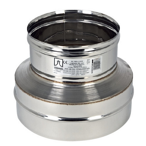 RIDUZIONE ACCIAIO INOX AISI 304  120 M -100 F