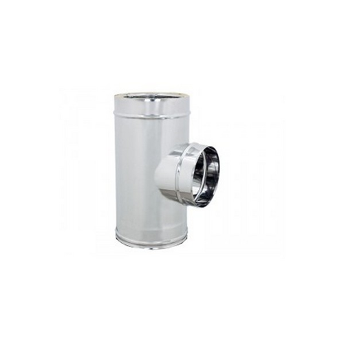 TES ACCIAIO INOX AISI 304/316  -  80/130 ø DOPPIA PARETE
