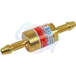 VALVOLA DI NON RITORNO GAS CON PORTAGOMMA