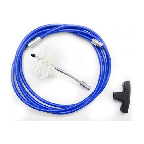 KIT SCOVOLINO PULIZIA CANNA FUMARIA D.  80 ø spazzacamino 5 m