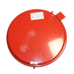 Vaso espansione caldaia gas  8 lt - 410 ø - 75 h - att. 1/4 Conico M - valvolina 180° - beretta BE7204 VPL8BR7204