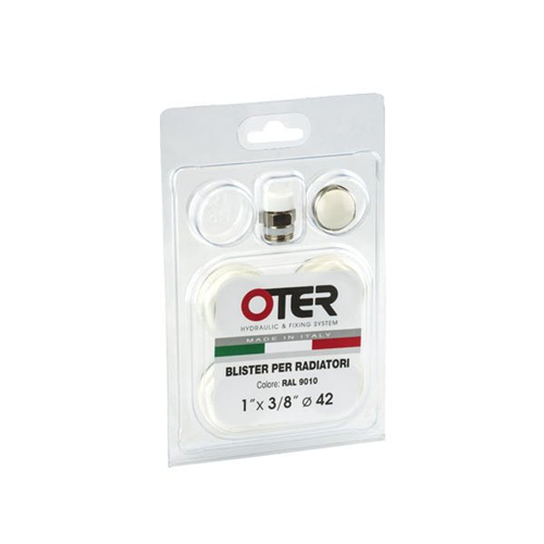 Blister radiatori alluminio 1 x  3/8