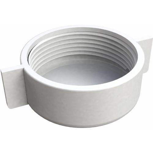 Tappo per sifoni 1" plastica bianco