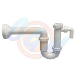 Sifone lavello 1 via con attacco lava. 1 1/2