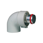 Curva coassiale 90°