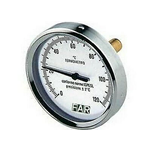 Termometro  bimetallico diametro 63 1/2 POSTERIORE 0/120 °C