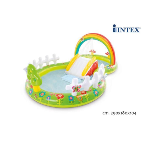 PISCINA baby PLAY CENTER GARDEN cm. 290x180x104 h (lt. 450) Intex 