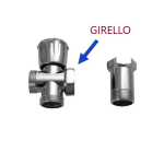 COPPIA Distanziali Retrogruppo con 1 rubinetto 3/4 con girello