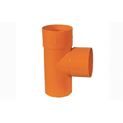 Derivazione 87° PVC arancio