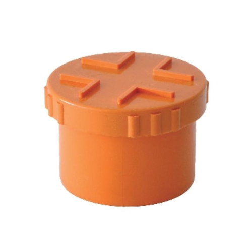 Tappo a VITE  PVC arancio