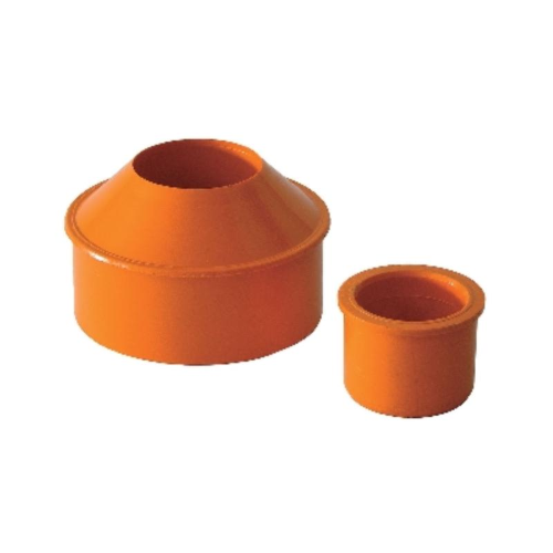 Aumento CORTO  F-M  PVC arancio