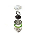 Piletta per lavello ceramica 85 ø  1 1/4