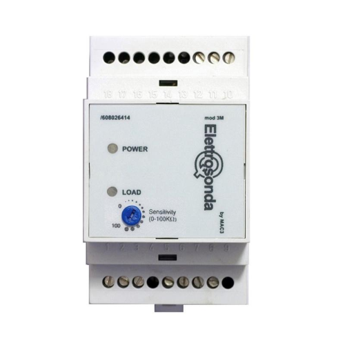Elettrosonda per controllo pampa pozzi con sondine   Q3 MAC3    Modello NS [sensibilità normale] CON 3 SONDE INOX 