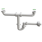 Sifone lavello 2 vie 1 1/2 