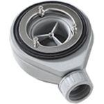 Piletta sifone doccia in pvc 90ø RIBASSATA fissaggio 3 viti superiori XSTONE