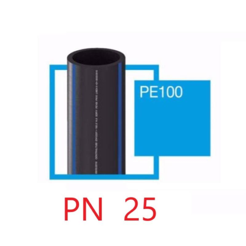 Tubo polietilene     PN 25   PE 100    SDR 7.4    