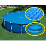 COPRIPISCINA CIRCOLARE TERMICO SOLARE 457 cm   INTEX
