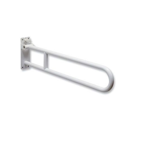 Barra di sostegno ribaltabile 70 cm con portarotolo