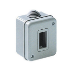 SCATOLA PARETE IP40 A 1 POSTO PER ESTERNO