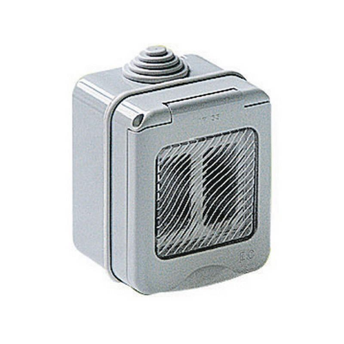 SCATOLA PARETE IP55 A 2 POSTI PER ESTERNO