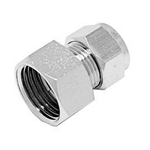 Raccordino ottone cromato F   1/2 x 12