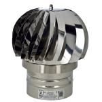 CAPPELLO EOLICO ACCIAIO INOX AISI 304  130ø