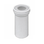 Tronchetto scarico WC 100ø con rosetta