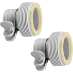 Adattatore Tipo B, 2 pezzi, Plastica, Bianco INTEX