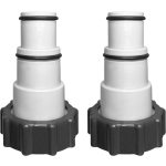 2 adattatori per tubi per piscina, adattatore per tubo flessibile con filettatura interna da avvitare, per tubo da piscina Ø 32 e 38 mm INTEX