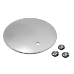 COPERCHIO per Piletta sifone doccia in pvc 90ø RIBASSATA fissaggio 3 viti superiori XSTONE