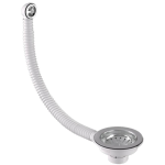 Piletta basket per lavello inox  110  ø BONOMINI c/tp TONDO      HOOK FLEX