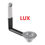 Piletta basket per lavello inox   110  ø BONOMINI c/tp TONDO       HOOK LUX