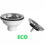 Piletta basket per lavello inox    110  ø ECO